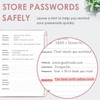 Elegant Password Book with Alphabetical Tabs - Hardcover Password Book