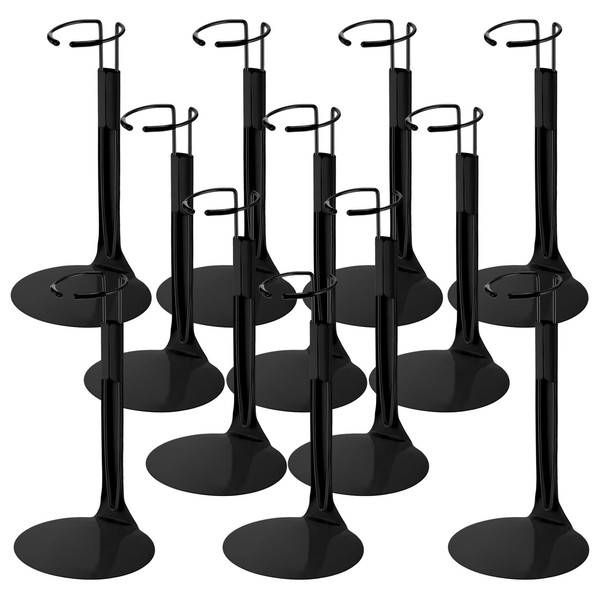 Yaocom 12 Pcs Doll Stand Action Figure Stands with Expandable