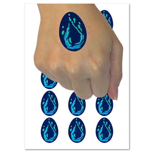 Water Drop Droplet Temporary Tattoo Water Resistant Fake Body Art