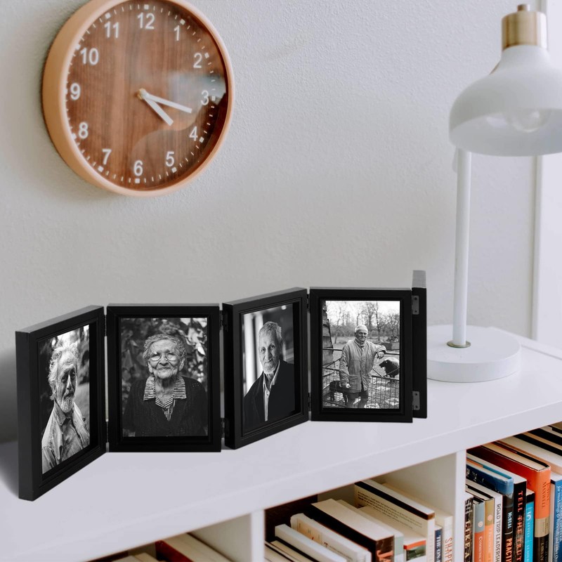 Biggun 4x6in 5 Folding Accordion Picture Frame - Foldable Hinged