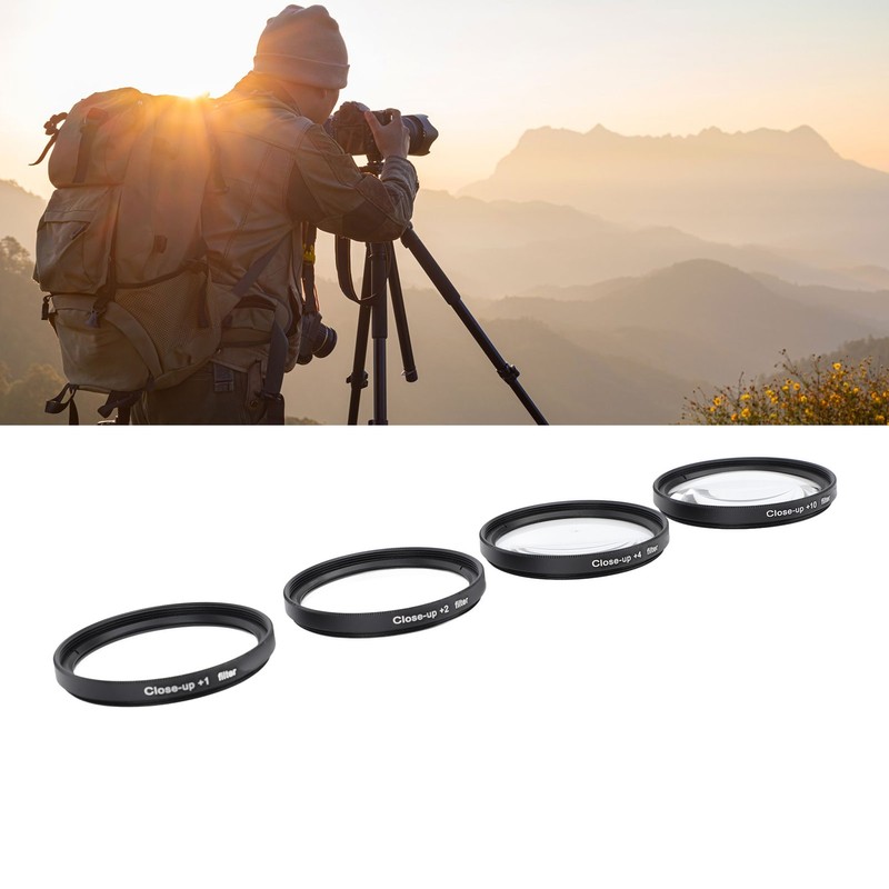 Close Up Filter Kit 4 in 1 +1 +2 +4