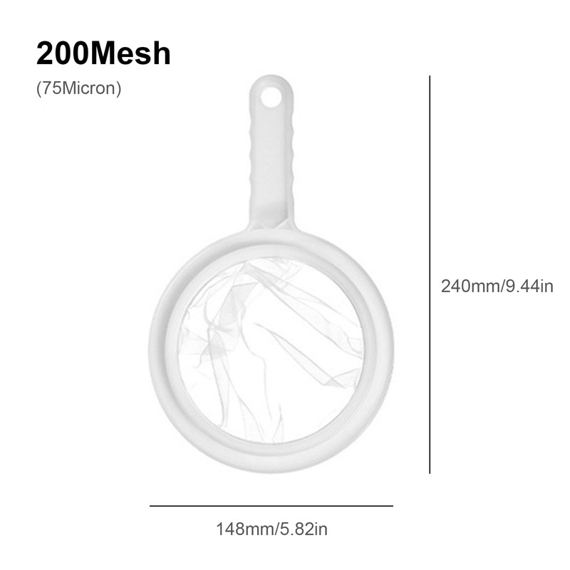 Ultra Fine Mesh Sieve and Strainer - TRACOMPAN 2-Pack 200-Micron