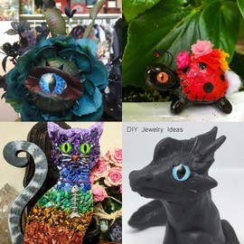 40PCS 18MM Glow in The Dark Dragon Eyes Animal Vertical Slit Pupil Eye Glass Cabochon for Sculptures Props Jewelry Crafts Making