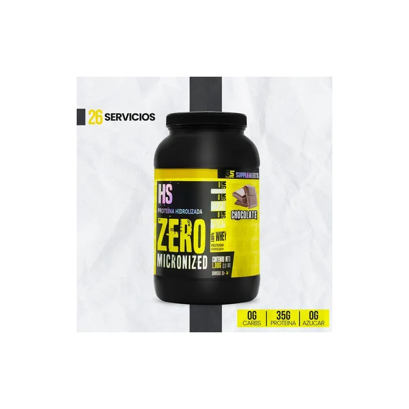 Proteína Whey Hidrolizada Zero 1kg Sabores Hiper Sport Full