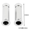 Kijima Bike Parts Hexagonal Handlebar Grip, Hexagon 2, Aluminum, 136mm