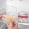 PRETYZOOM Sliced Cheese Container for Fridge, Plastic Cheese Slice Storage
