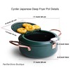 Japanese Tempura Nonstick Deep Fryer Pot with Thermometer, 4.3L/11in