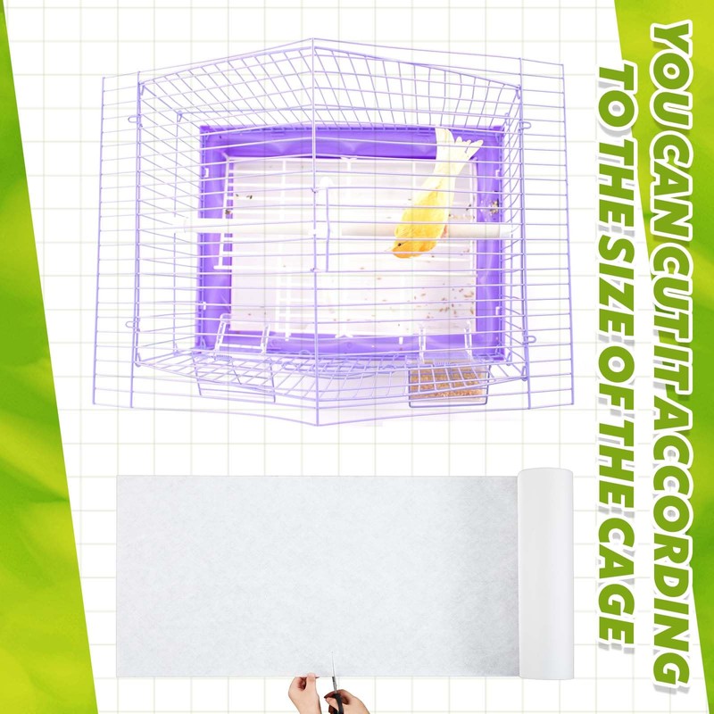 Drydiet 100 ft x 22 Inch Bird Cage Liner Disposable