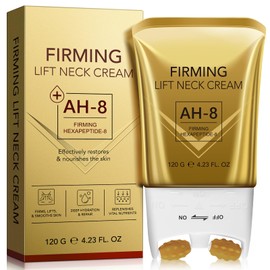 BUBGQWKR AH-8 Firming Neck Cream, Reduces Neck Lines, Moisturizes, Tightens Skin, Improves Elasticity, Suitable for Both Men and Women