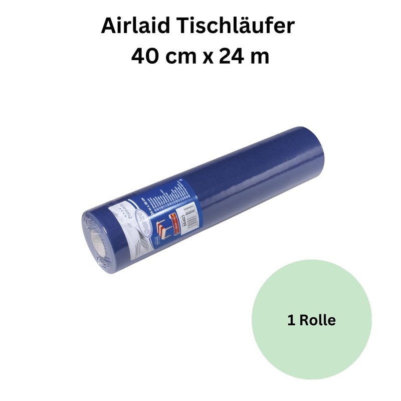 DeinPack Airlaid Table Runner, Dark Blue, 40 cm x 24