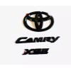 Unbranded 3PS 2015-2017 TOYOTA CAMRY XSE Gloss Black EMBLEM OVERLAY