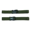 Webbing Strap with Quick Release Buckle, Pack of 2 (Olive