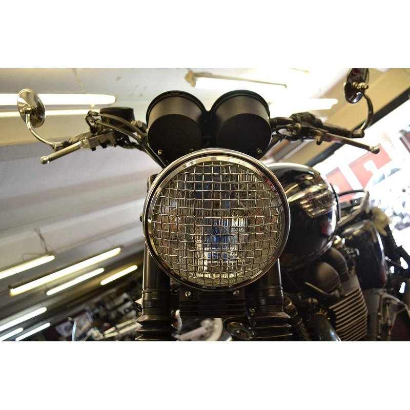 Alchemy Parts Motorbike Mesh Metal Grill Cover for 7" Inch