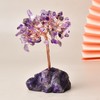 Amethyst Crystal Tree Crystals Gemstone Tree Life Stone Base Copper
