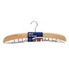 Richards Wooden Tie Rack Hanging Organizer for Mens Closet Accessories,