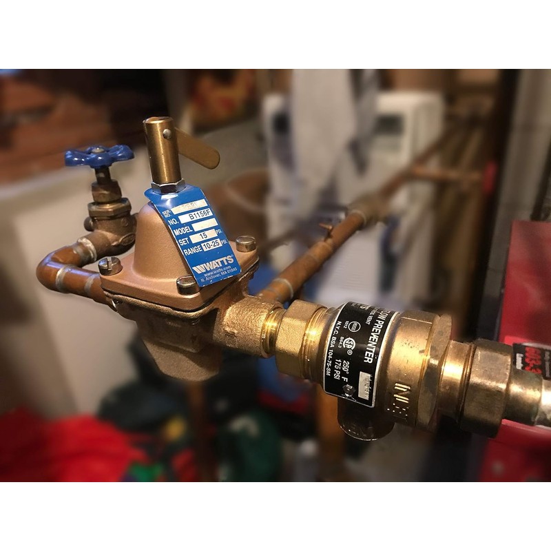 Watts SB1156F Bronze High Capacity Water Feed Regulator, 1/2 Inch,