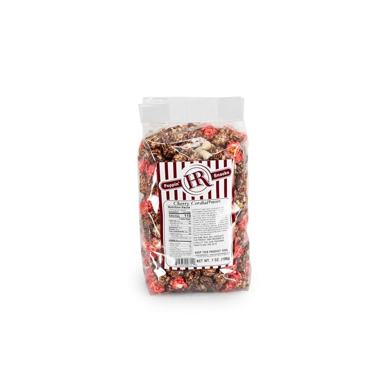 Cherry Cordial Popcorn | 4 Pack | HR Poppin' Snacks