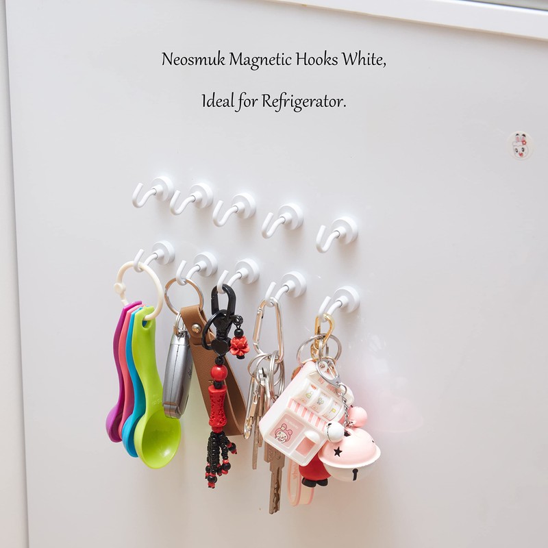 Neosmuk Magnetic Hooks, Cruise Ship Essentials, 32lb+ Heavy Duty Magnetic