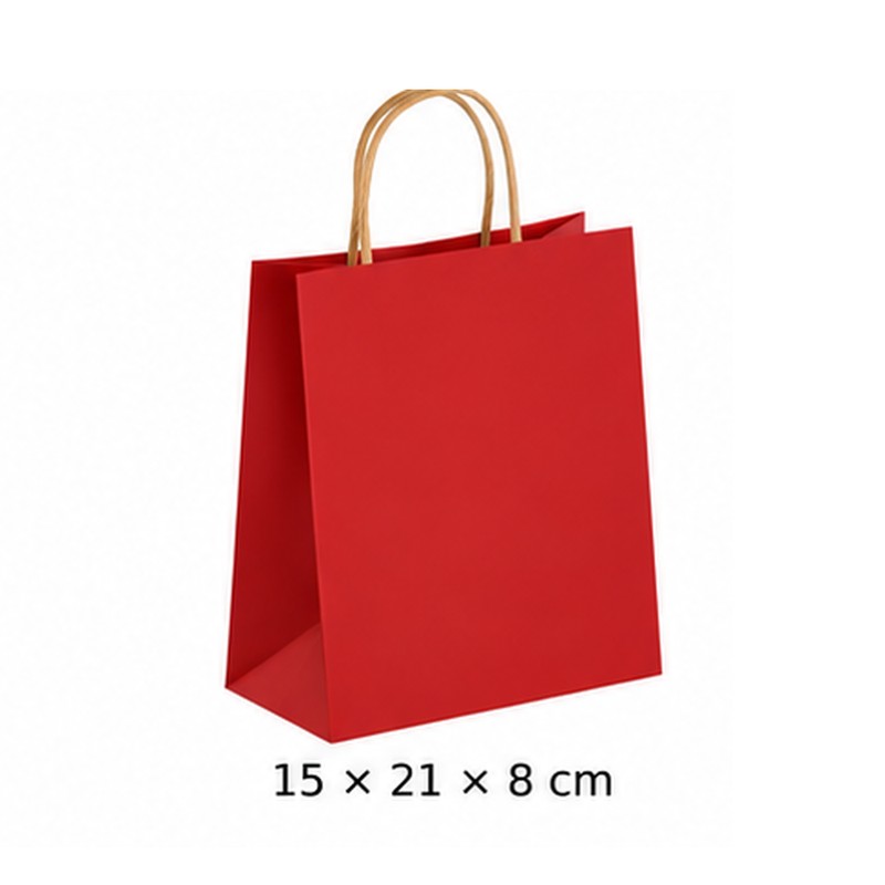 Kraft Paper Gift Bags with Handles for Party Favors –