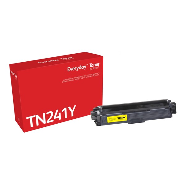 Everyday by Xerox Yellow Toner compatible with Brother TN241Y, Standard