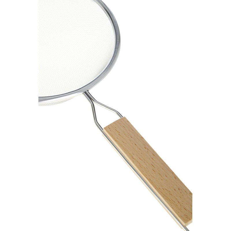 Premier Housewares Sieve with Wooden Handle, 16 cm - Stainless