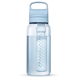 LifeStraw Go 2.0 Water Filter Bottle 1 Litre, Icelandic Blue