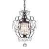 Edvivi Amorette Mini Chandelier Crystal, 1 Light Modern Elegant Glam