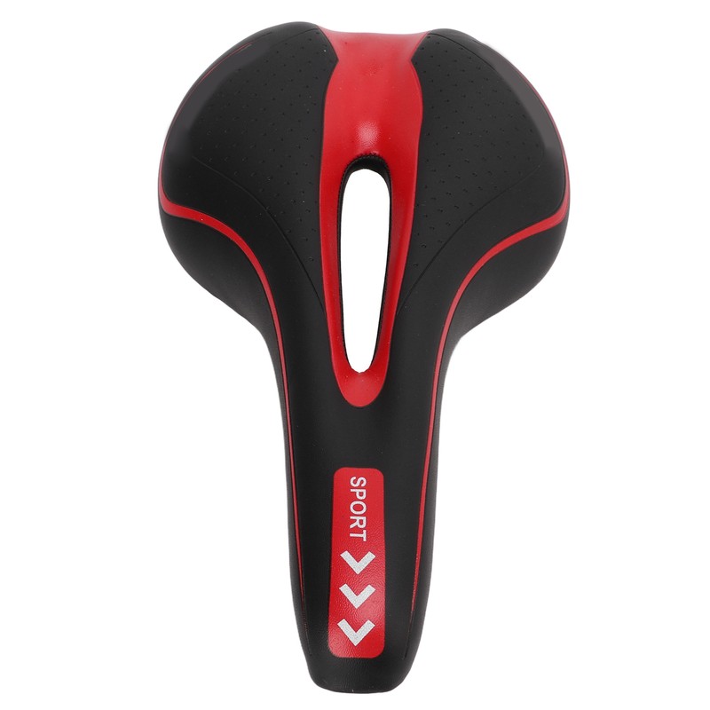 Bike Saddle Steel Adjustable Shock Resistant Hollow Mountain Bike Seat