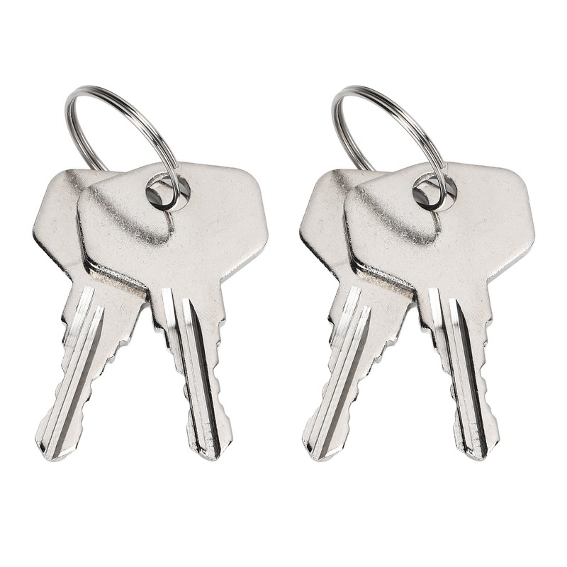 2 Pcs RV Handle Latch Carbon Steel Zinc Alloy Embedded