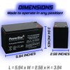 PowerStar 12v 9ah Battery Rechargeable 2 Year Free Warranty F1