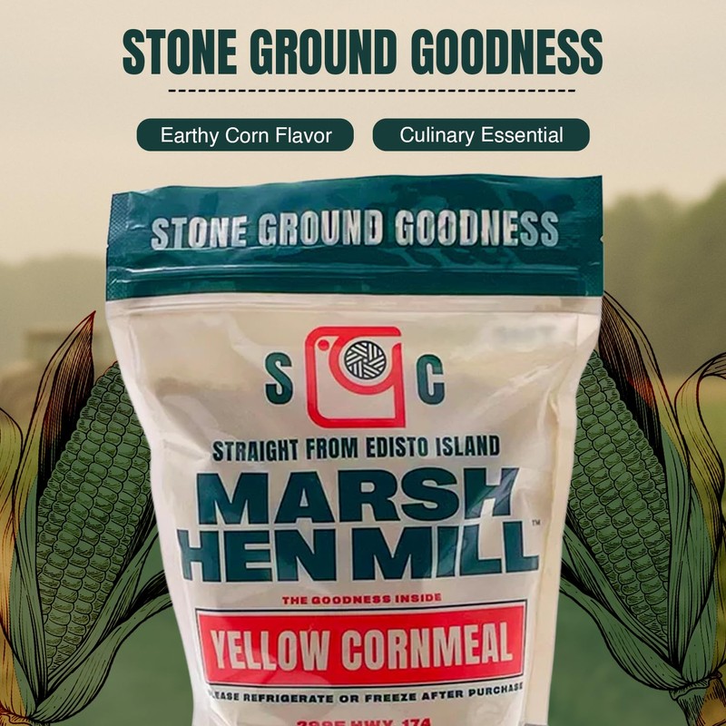 Marsh Hen Mill Stone Ground Yellow Cornmeal | Premium Heirloom