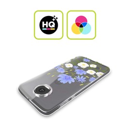 Head Case Designs Chicory Roses And Wildflowers Soft Gel Case Compatible With Edge S30 / Moto G200 5G
