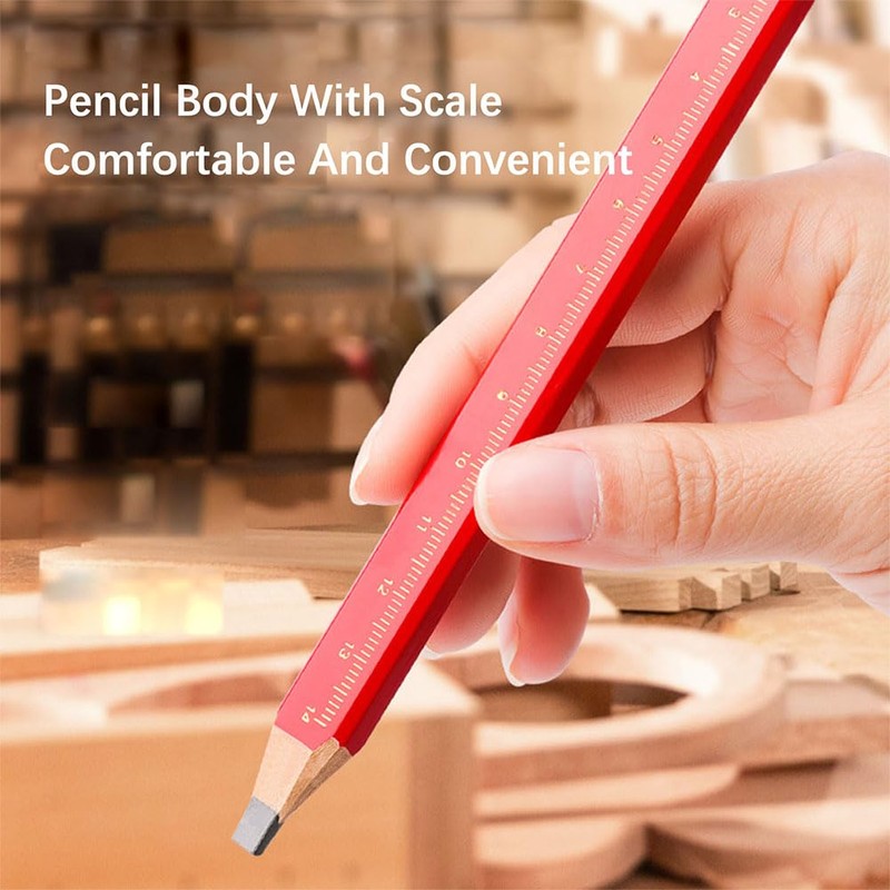 Carpenter's Pencil, Construction Pencil, Woodworking Pencils, 34 Pieces Woodworking Marking