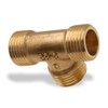 Tee Pipe Fitting T Pipe Connector Brass Tee Equal Tee