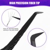 Fiber Tip Lash Tweezers for Eyelash Extension, High Precision Eyelash