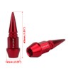 Senzeal 4X Long Impale Spike Style Polished Aluminum Tire Valve