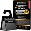 MaxGuard Clothes Moth Traps (6+2 Free Traps) with Extra Strength