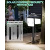 Solar Motion Light Outdoor with Stake, 180° PIR Motion Sensor