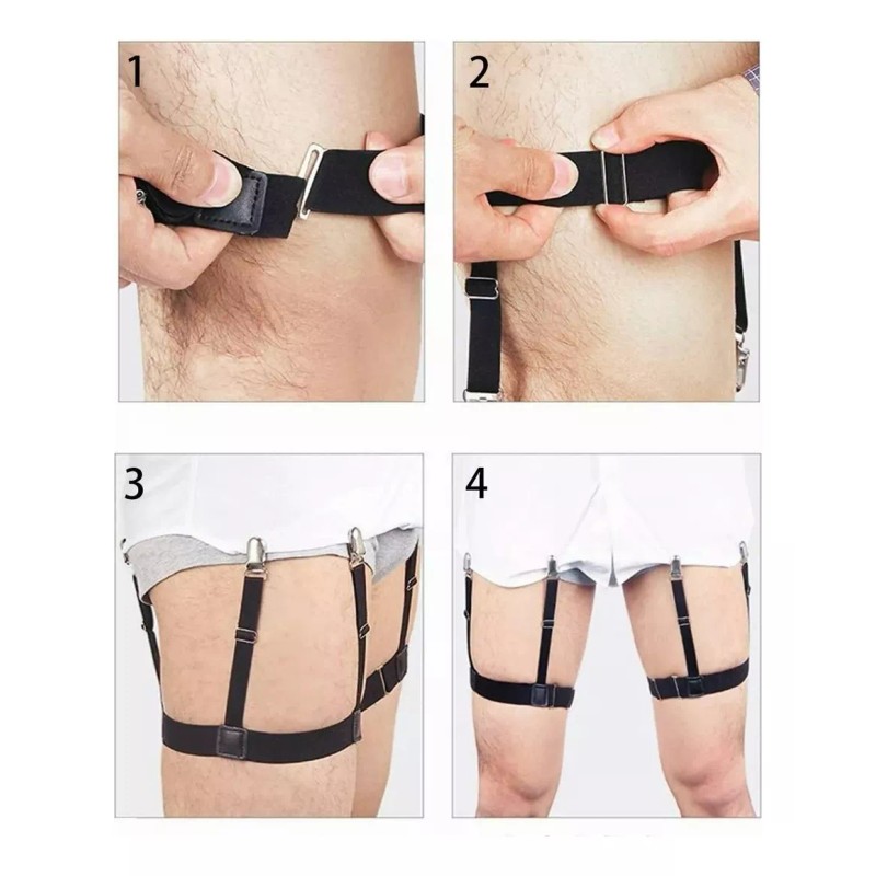 +Mu Sujetadores Elásticos Camisa Para Caballero Formal