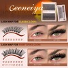 Geeneiya Manga Fairy Lash Clusters Spike Fluffy Eyelash Clusters 8-16MM