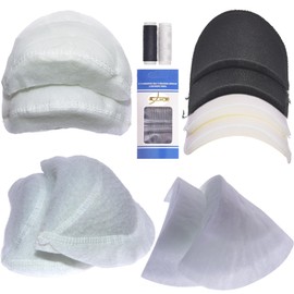 Sewing Shoulder Pads Thickness 1.8-4.0cm (5Pair) Foam Sponge Cotton Pad Thick Enhancer Push-Up Set-in Covered Clothes Sewing Supplies for Women Men Clothing Blazer Suit T-Shirt Sloping High Low Shoulders