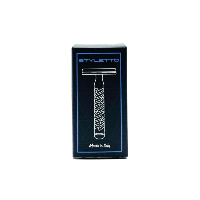 The Goodfellas' smile Styletto Shadow Blue Safety Razor
