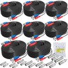 5iktery 8 Pack 15M/50ft Video Power Cables BNC Cables Surveillance