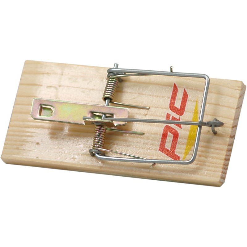 PIC Wood Mouse Traps, 4Count