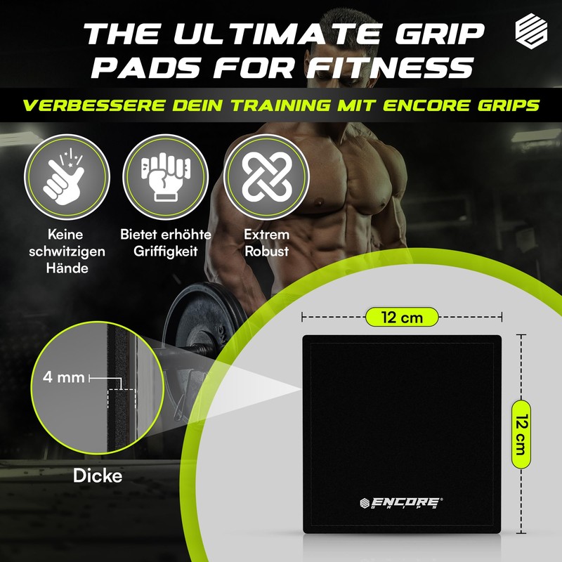 Encore Grips® Grip Pads, Grip Aids for Strength Training, Fitness,