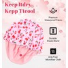 Shower Cap with Terry Cloth Lining, Terry Lined Shower Cap