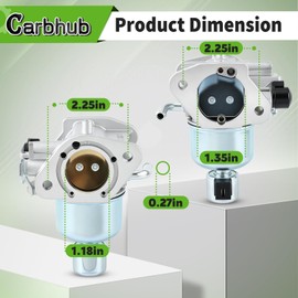 Carbhub Carburetor 16-853-19-S Compatible with Kohler 7000 Series KT745 KT740 KT735 KT725 23HP 24HP 25HP 26HP Engine Replaces Part Number 16 853 19S, 16-853-19S