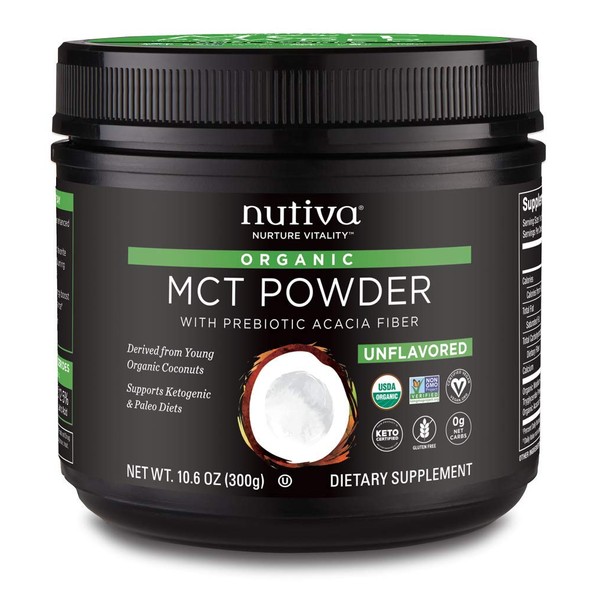 NUTIVA MCT POWDER,, 10.6 Ounce ()