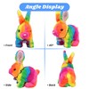 Hopearl Hopping Rabbit with Bell Interactive Electronic Pet Plush Bunny