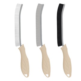 TQRR 3Pcs Cleaning Brush- Includes 1 Soft Bristle Cleaning Brush, 2 Hard Crevice Brush, Bathroom Cleaning Brush, Multifuntianal Grout Brush, Cleaning Tools for Auto Vent Wheel Kitchen House (Khaki)